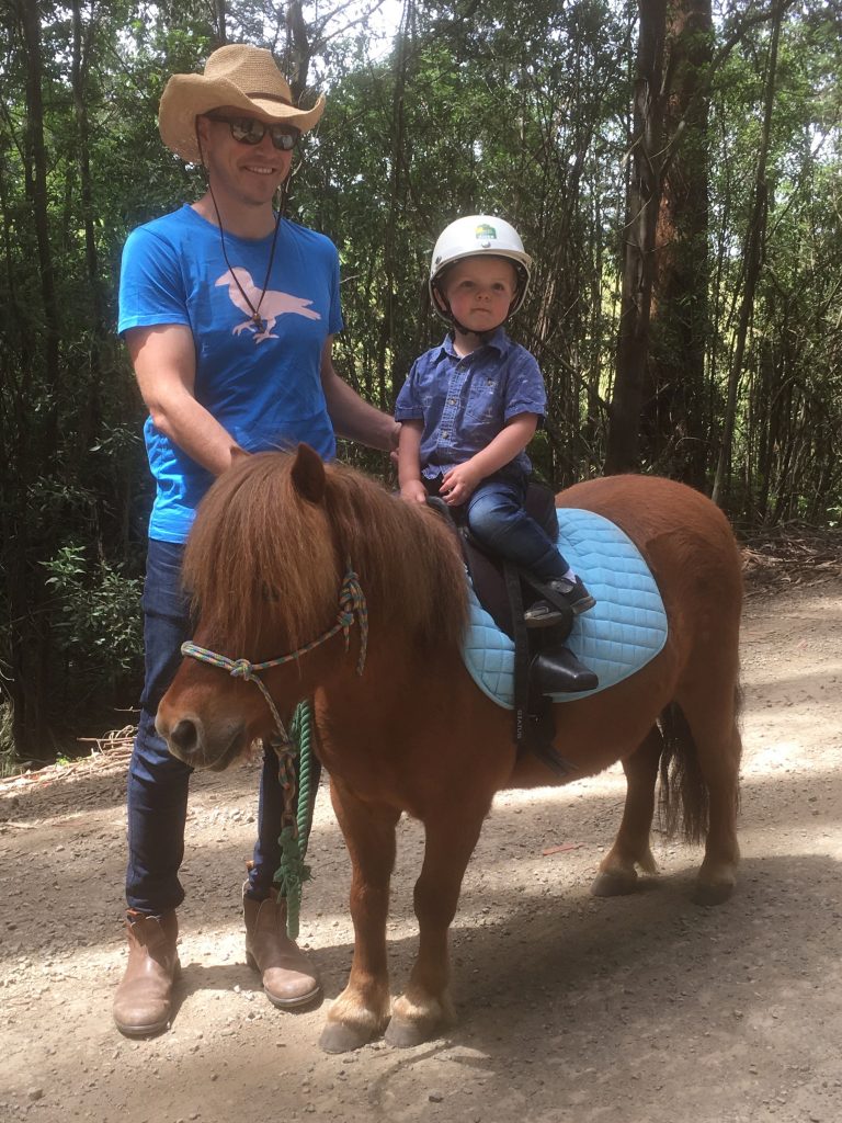 No age is too young for a first pony ride!